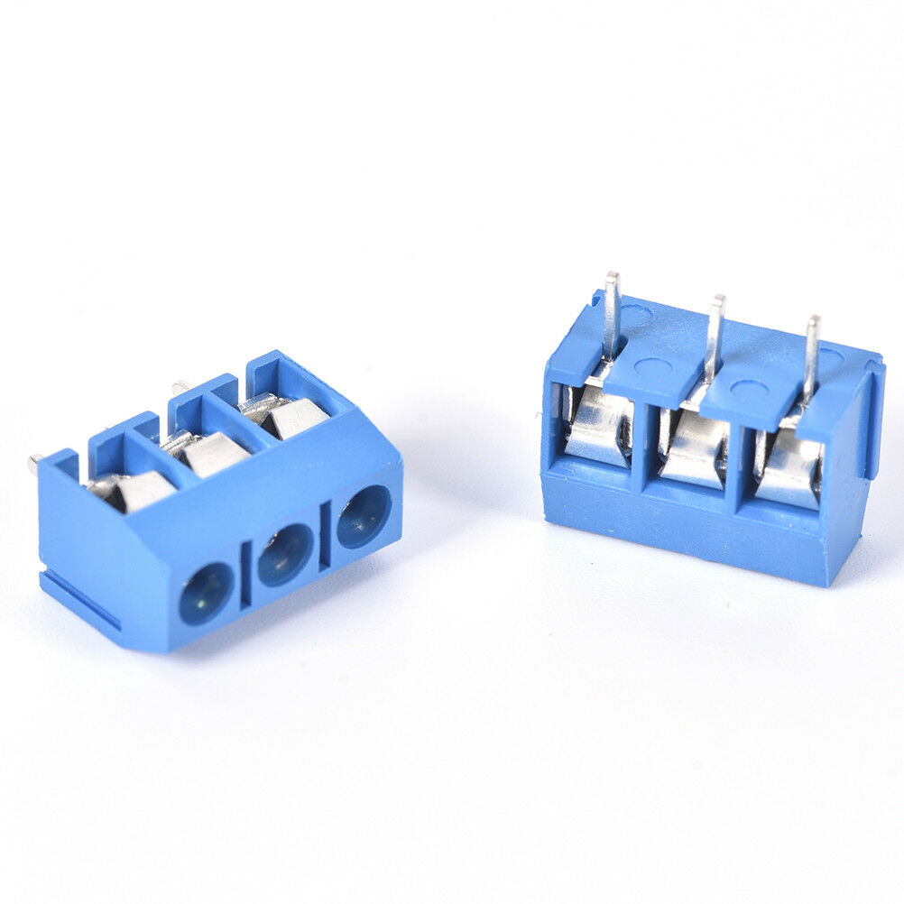 10PCS KF301-3P 5.08mm 3 Pin Connect Terminal Screw Terminal Connector B Lt