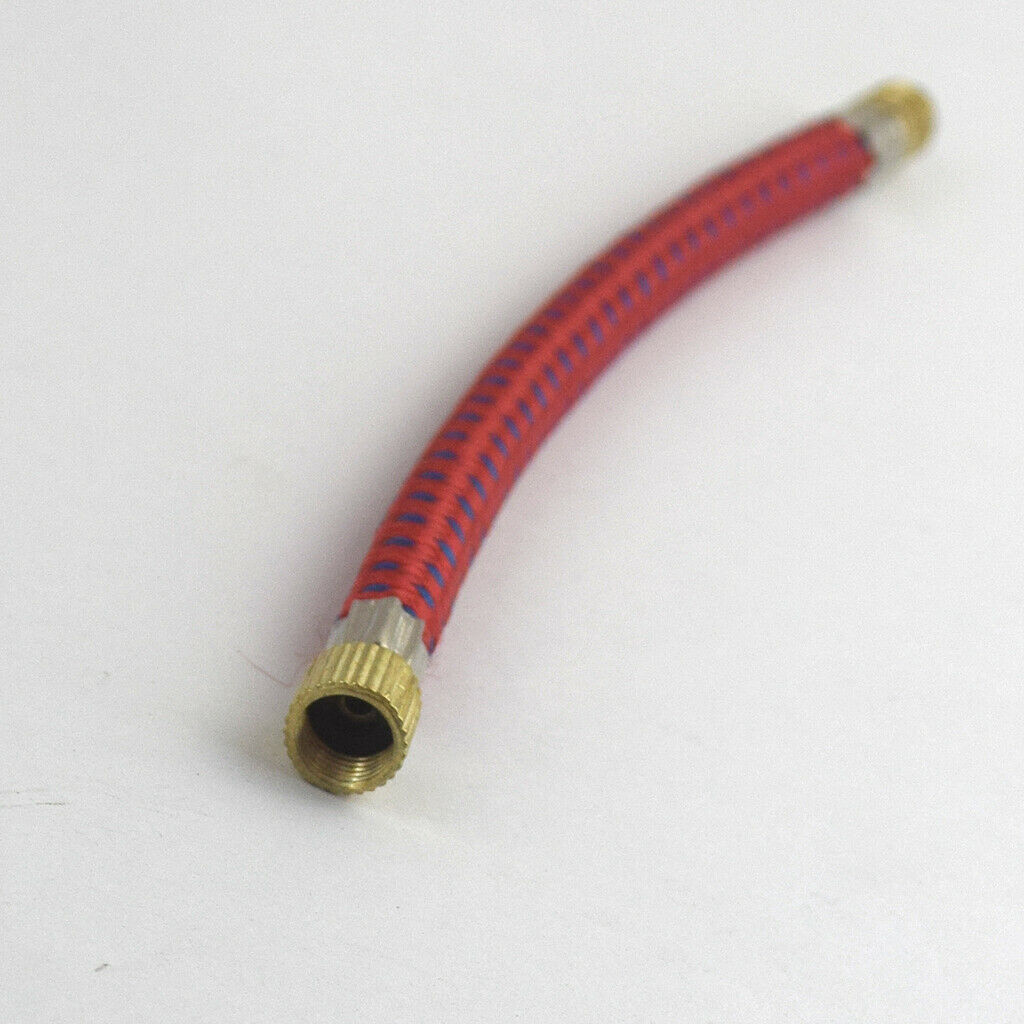16cm Bike Pump Extension Hose American Valve Extender Tube Schrader Valves