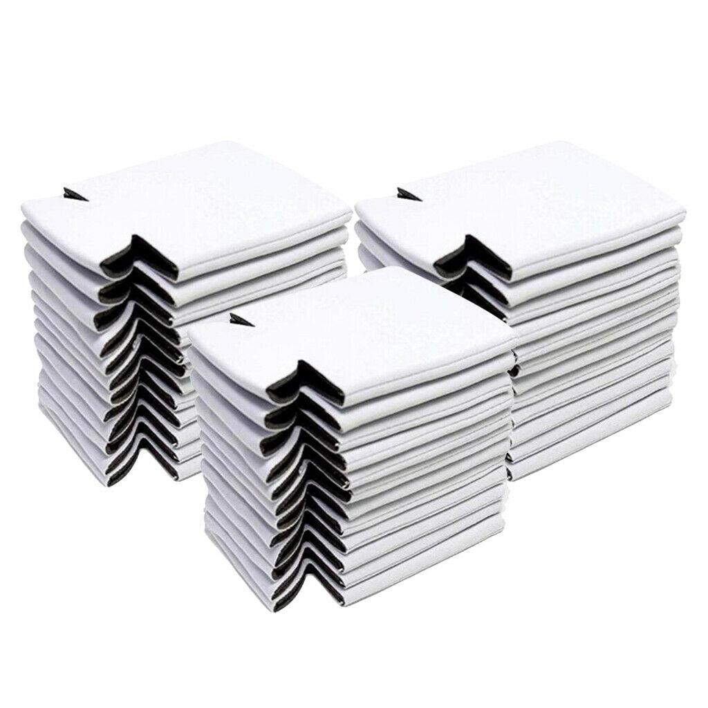 30pcs Insulated Beer Can Coolers Sleeves Collapsible Reusable Drink Caddies