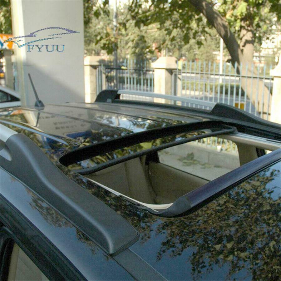 4pcs For Hyundai Tucson 2004-2008 Roof Rack Rail End Cover Shell Replacement