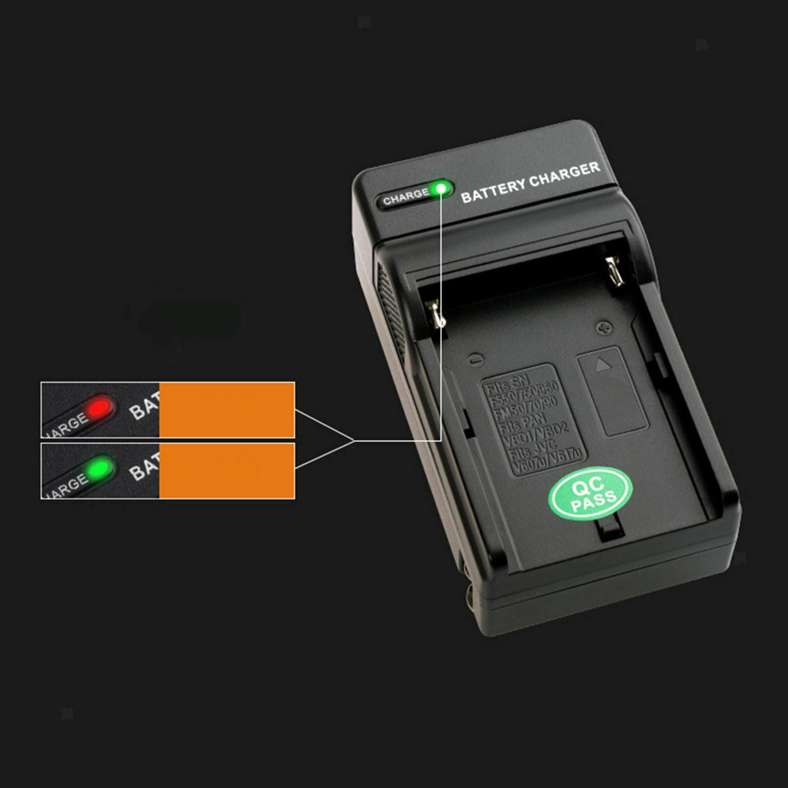 Battery Charger Fast Camera Battery Charger Fit for F970 F750 F550 F990 F770