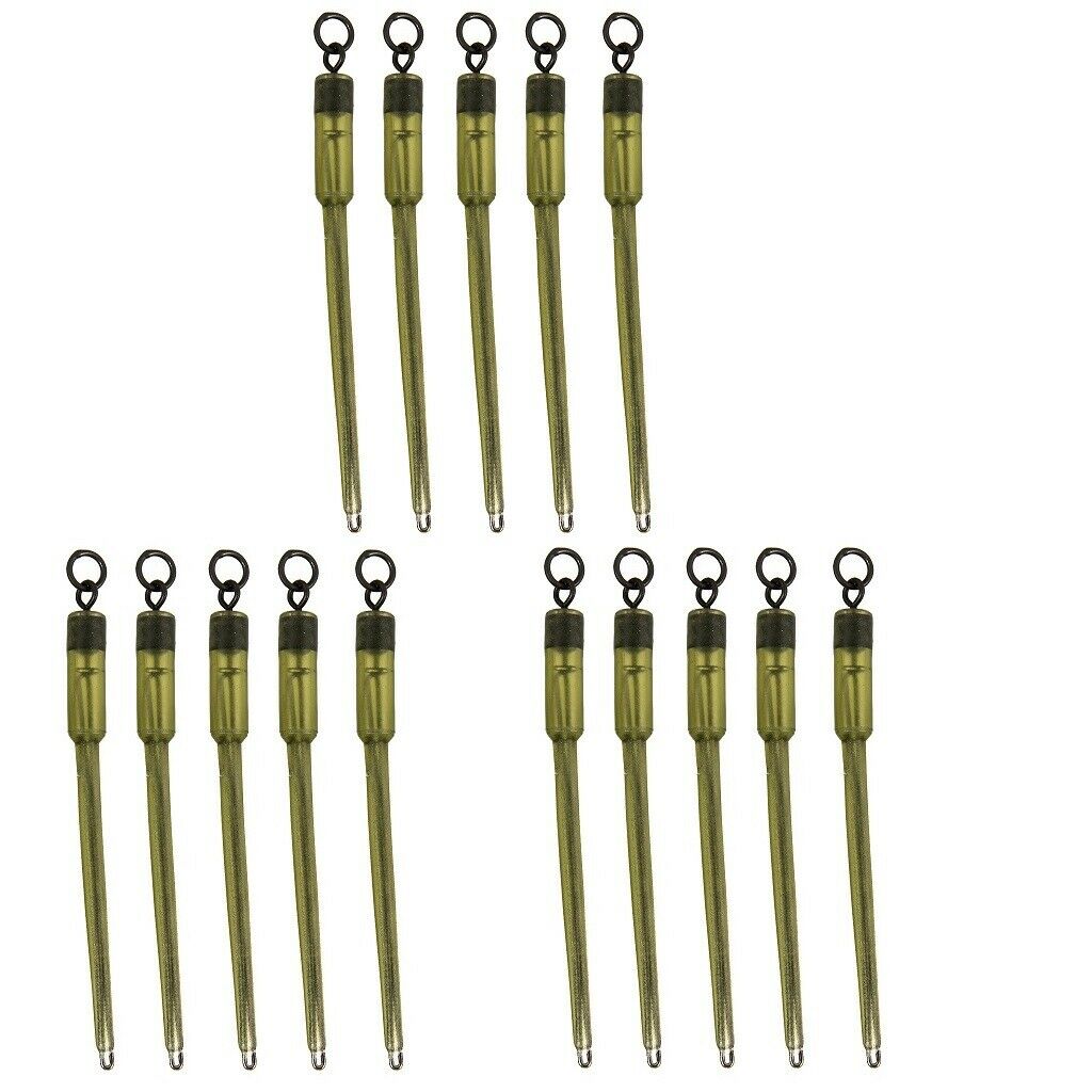 15Pcs Carp Fishing Connector Terminal Stem Setups Tubes Swivels Sleeves Gear