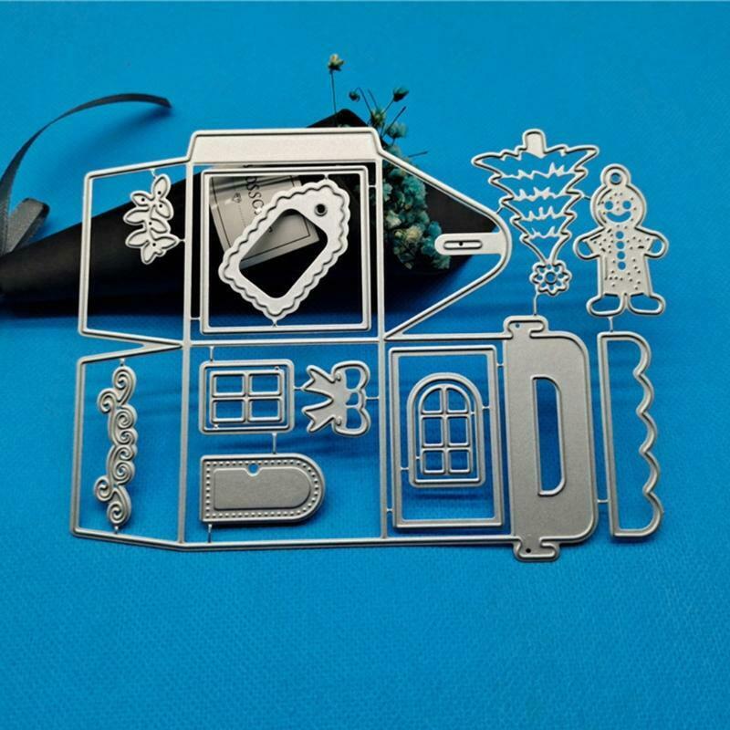 Christmas Tree Box Metal Cutting Dies Stencil DIY Scrapbooking Album Paper Card