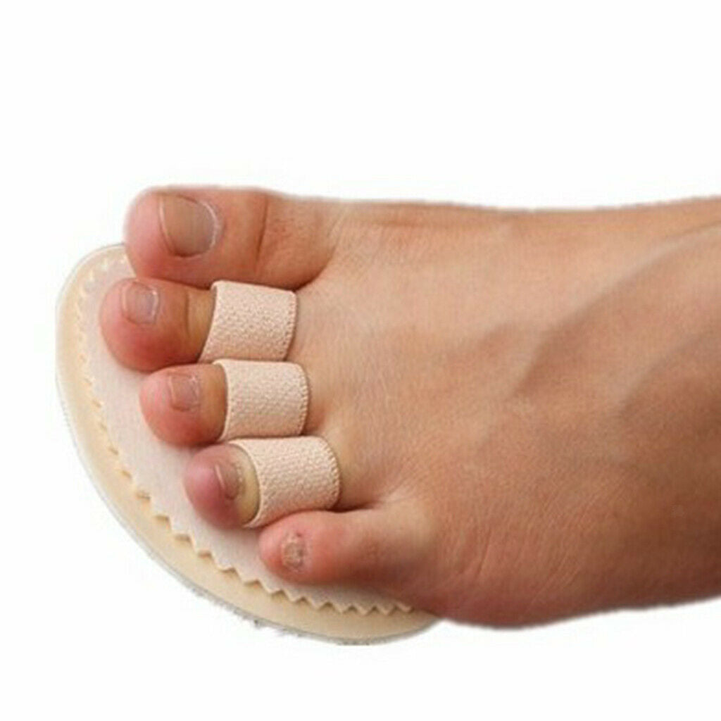 3 Pairs Right Left Foot Triple Toes Straightener Hammer Crooked Overlapping Toe