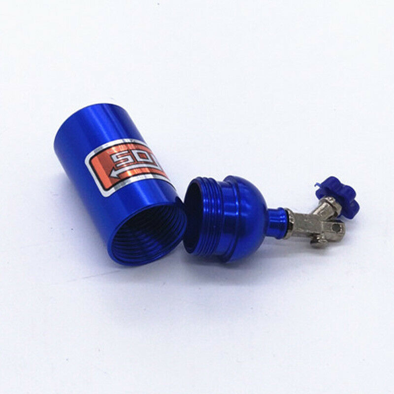Metal Simulated NOS Nitrogen Bottle for 1/10 RC Cler Car 4 Defender Bronco RC4J5