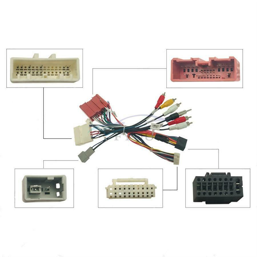 1× 16PIN Audio Wiring Harness With Canbus Box For Mazda Atenza 14-16/ CX-4 16-19
