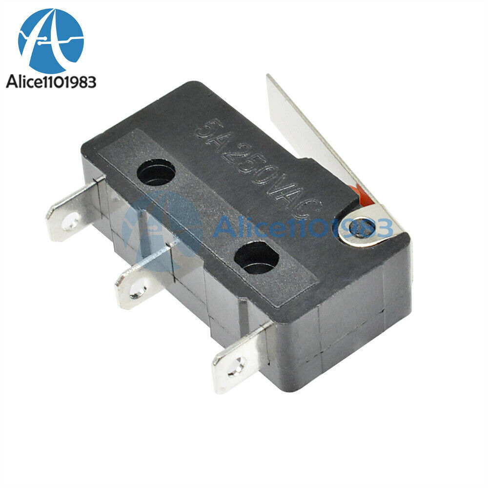 10PCS Tact Switch KW11-3Z 5A 250V Microswitch 3PIN Buckle New