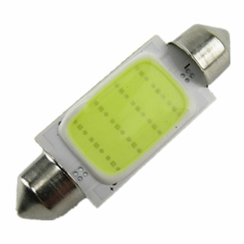 5PCS 41MM 12 SMD Bright White COB Festoon Dome Map LED Light Lamp Roof Bulb C5W