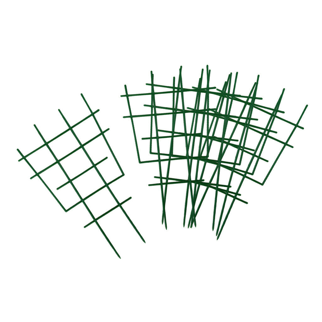 6x Garden Trellis For Mini Climbing Plant Shape Plant Pot Potted Support Vines