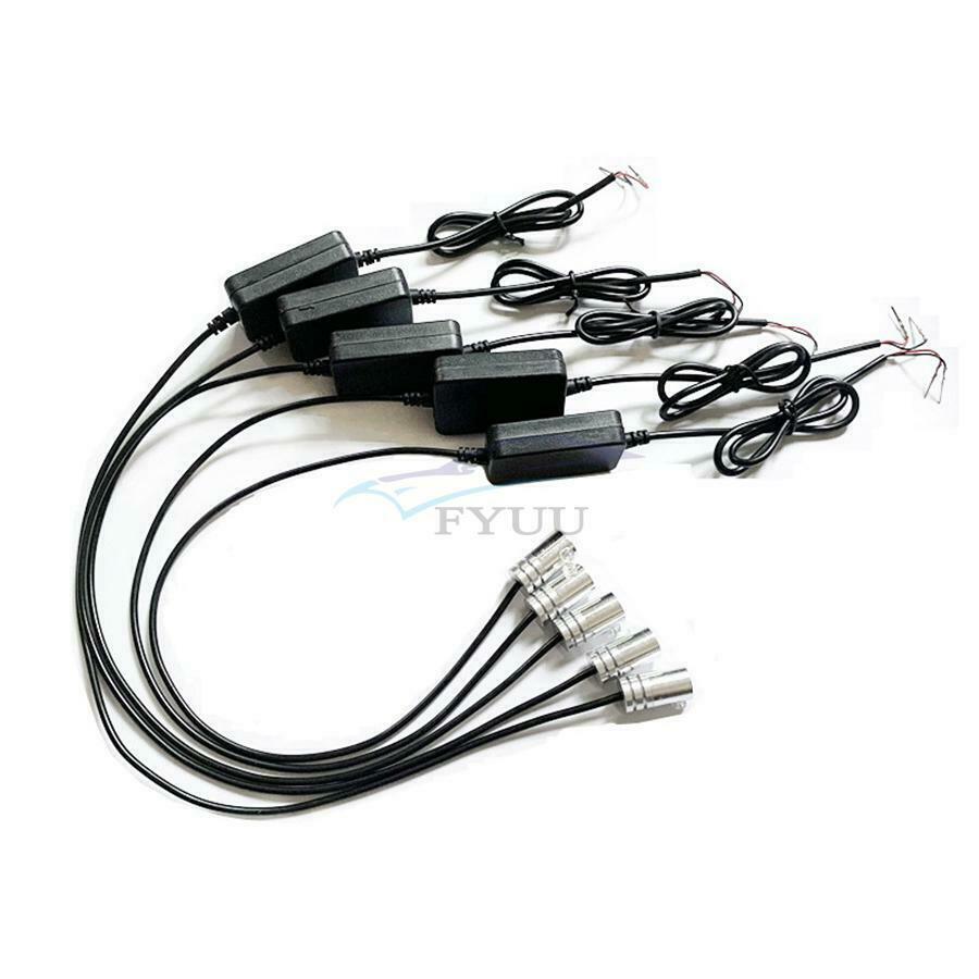 1 Set 64Colors Wireless Car LED Modified Fiber Optic Ambient Light APP Control