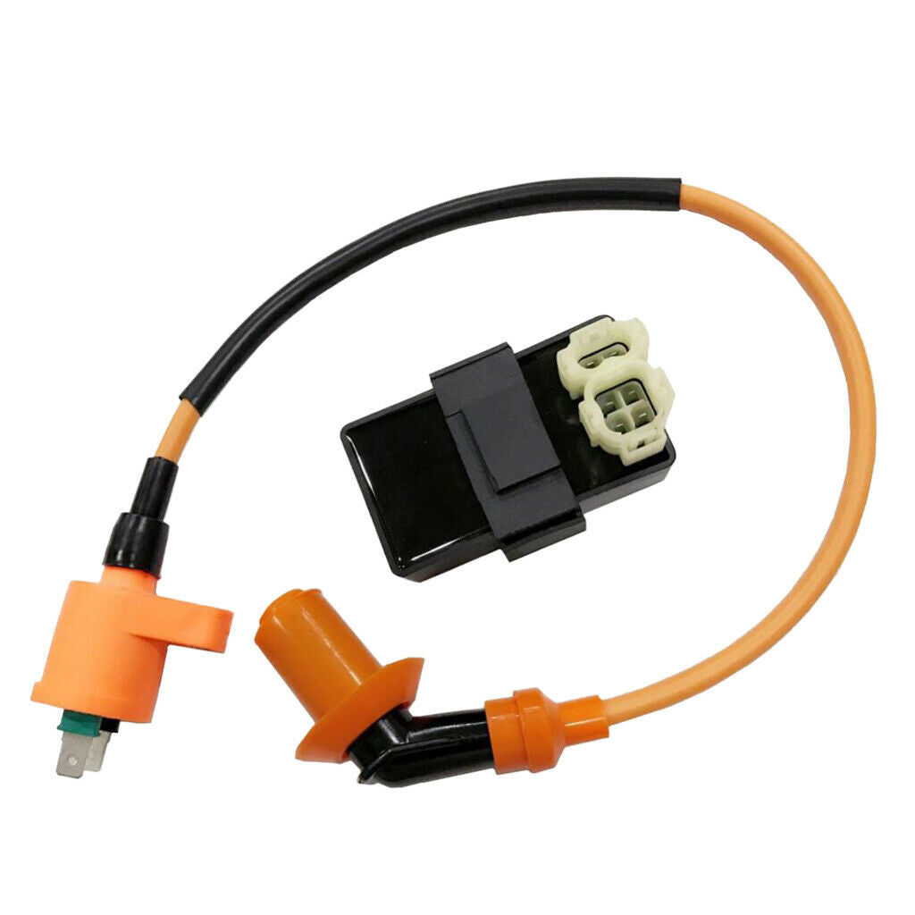 Racing Performance Ignition Coil 6 pin CDI Box 50cc 125cc 150cc Engine Moped