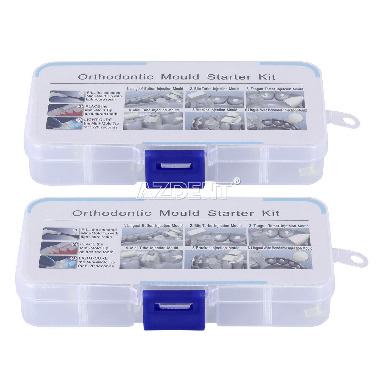 10xDental MINI Ortho Bracket &Lingual Button/Wire Accessories Injection Mould