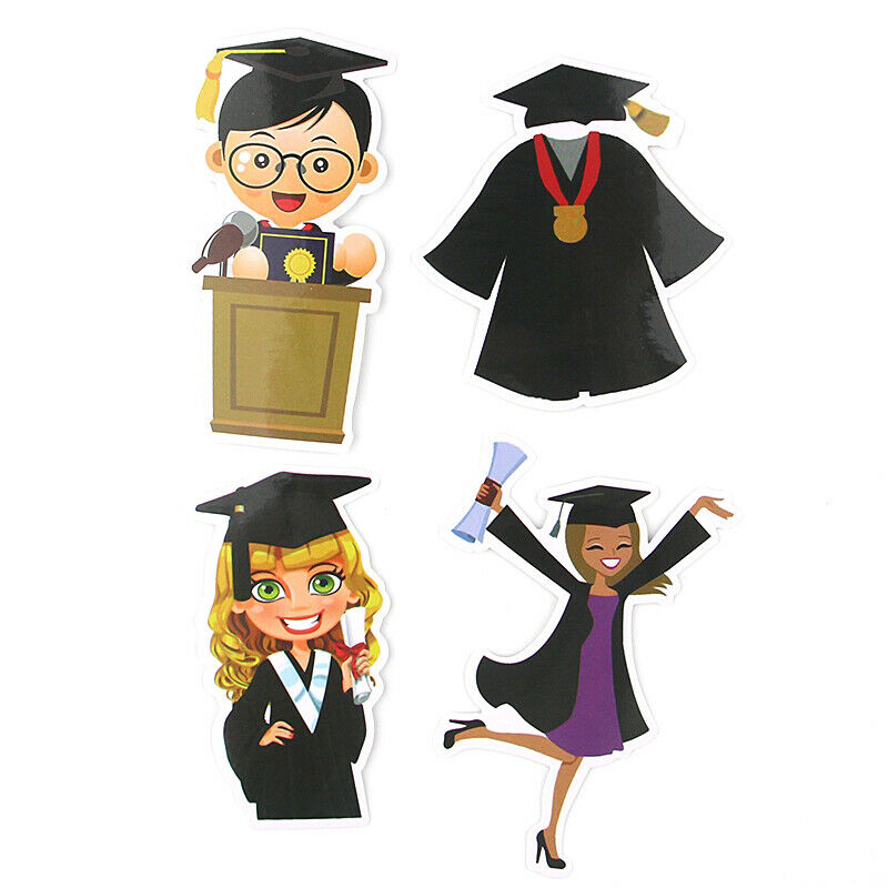16Pcs/set We Graduated Stickers PVC Stickers For Notebook Scrapbooking St.l8