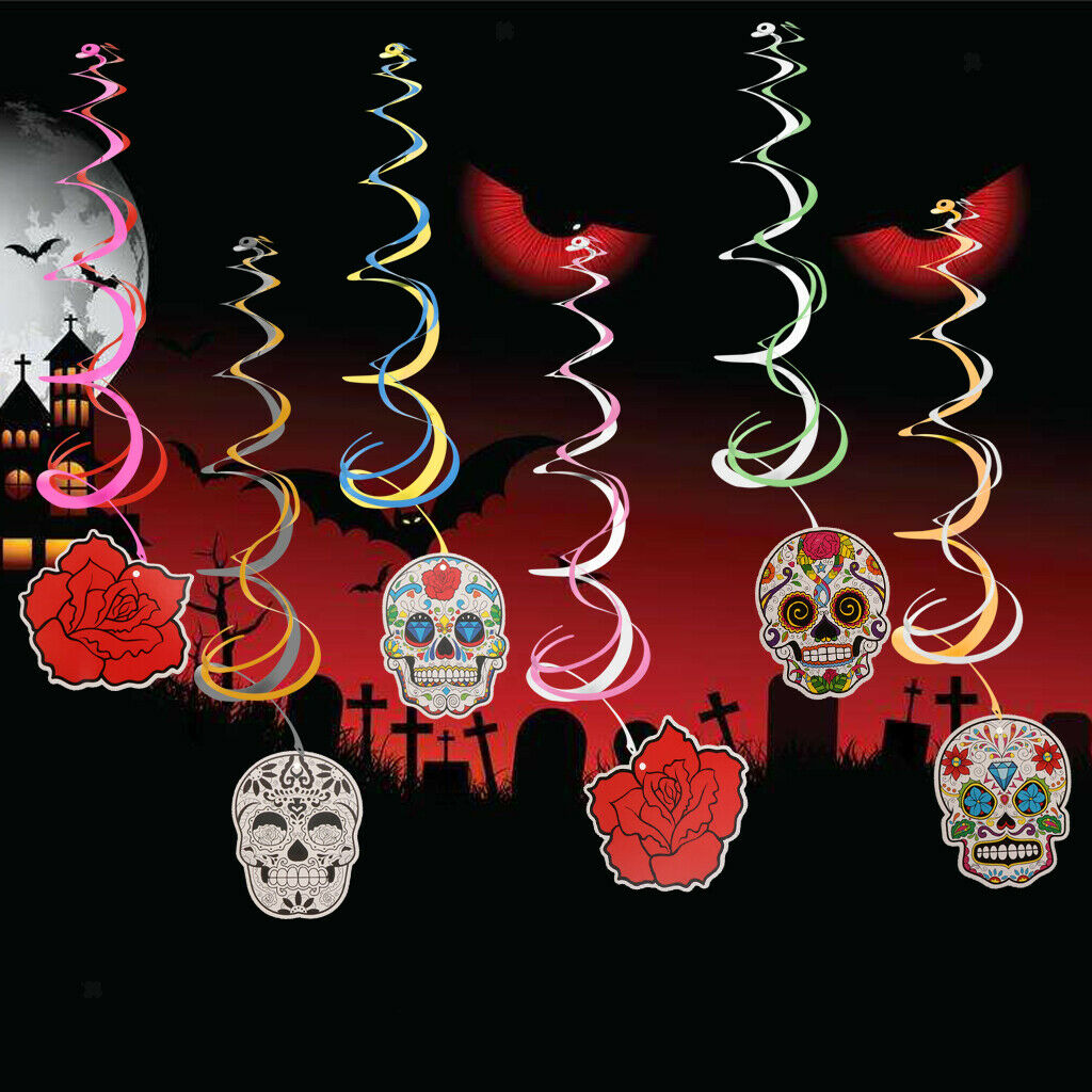 Halloween Hanging Swirl Decorations Kit Indoor For Party Supplies And Room