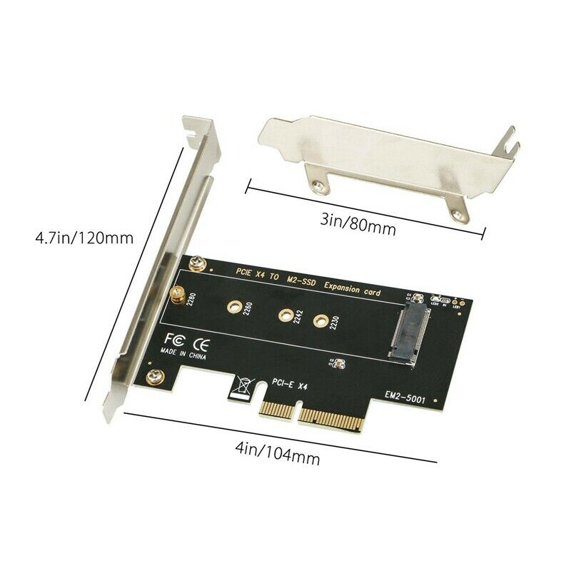 M.2 Nvme Ssd Ngff To Pcie 3.0 X4/X8/X16 Adapter Pcie To M2 Expansion Card M KeV6
