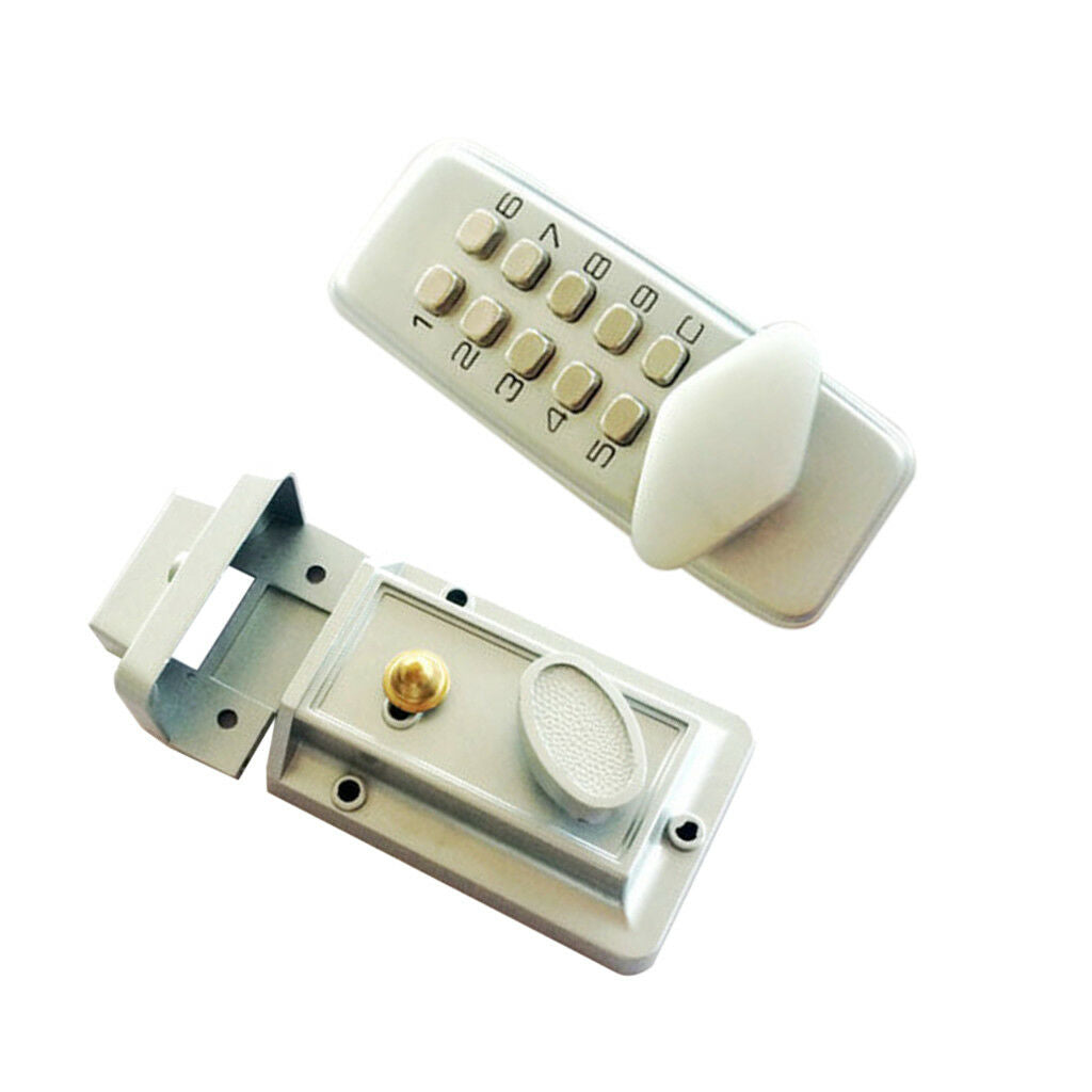 Modern Push Button Mechanical Digital Combination Code Door Lock Keyless