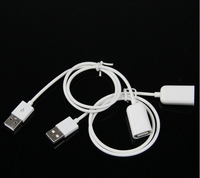 50pcs USB 2.0 Male To Female Extend Extension Cable Cord Extender For PC Laptop