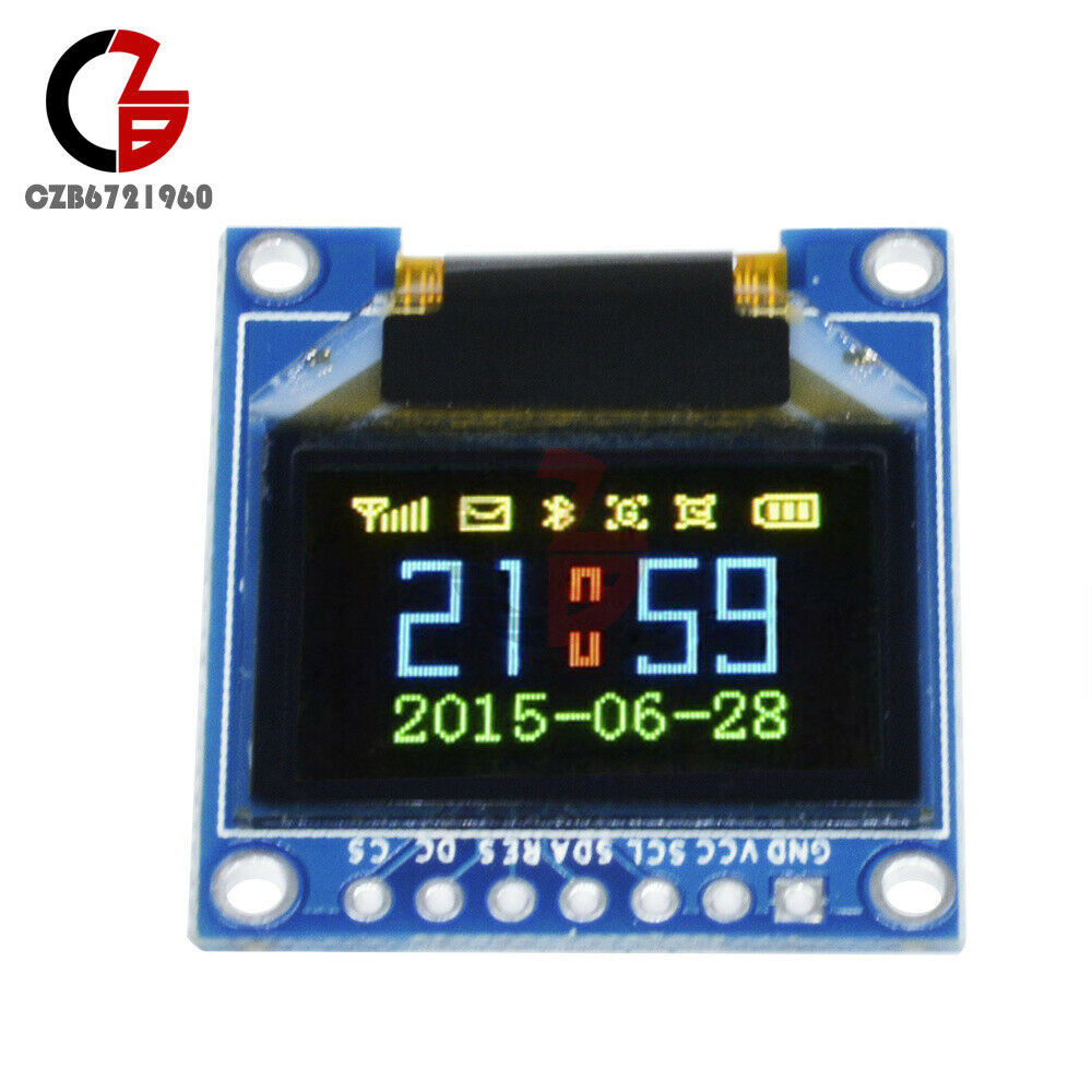 0.95 Inch 7 Pin Full Color SSD1331 SPI OLED Display Module 96X64 LCD For PI