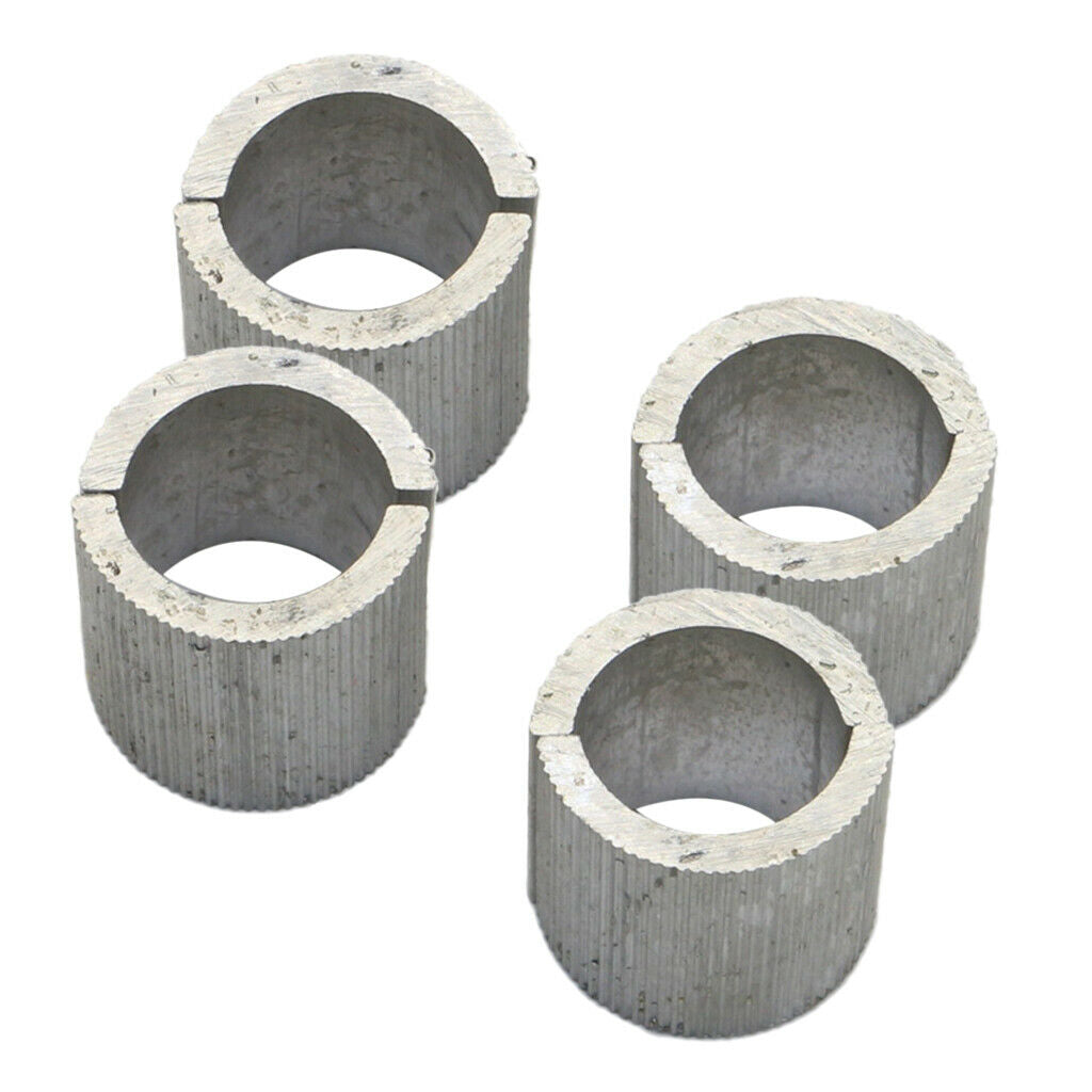 16pcs 7/8" Handlebars to 1" Mounts Risers Clamps Conversion Shims Spacers