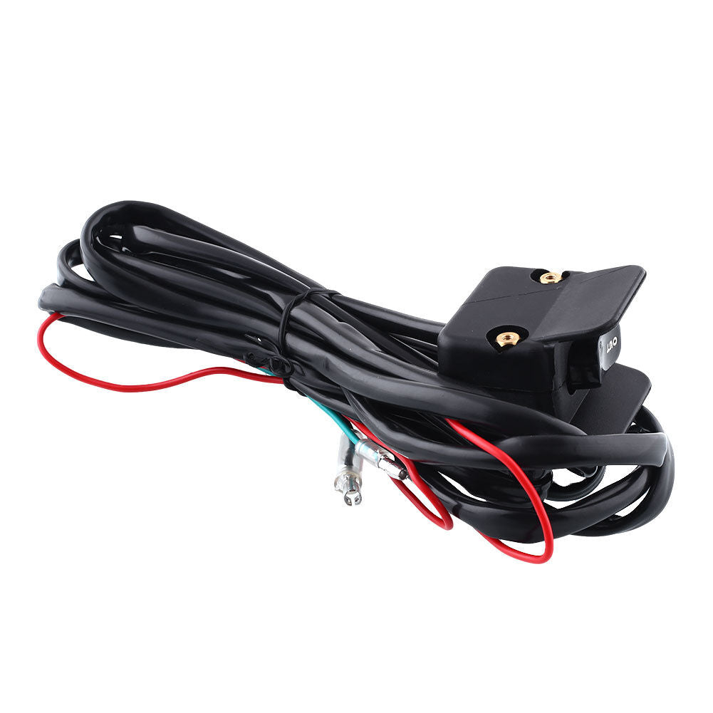 12V/24V Winch Rocker Switch ATV Handlebar Control Line Warn Accessories 3 Meters