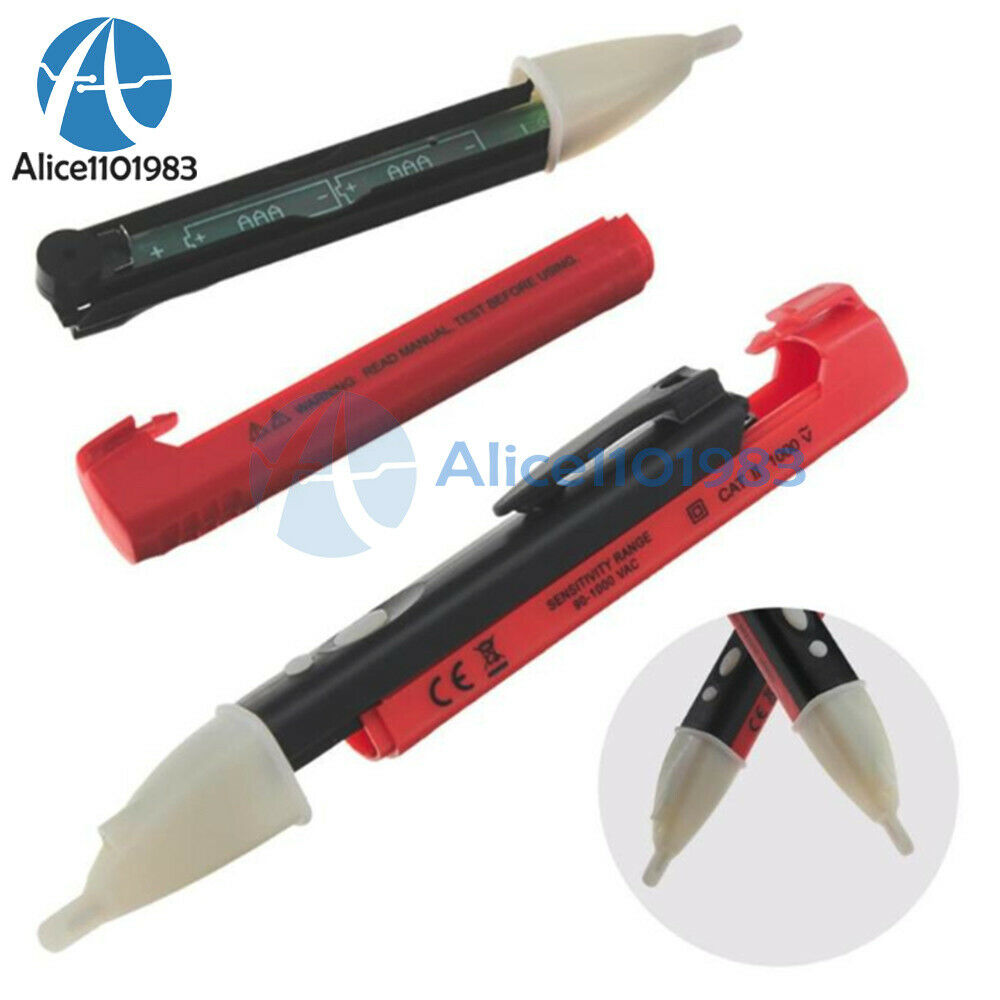 AC 90-1000V Non Contact Voltage Indicator Electrical Sensor Tester Pen LED Light