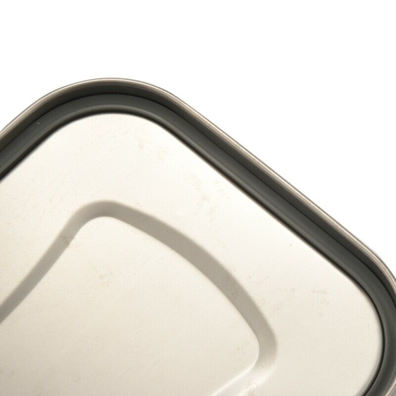 Stainless Steel Bento Box Lunch Container,3-Compartment Bento Lunch Box for SaI9