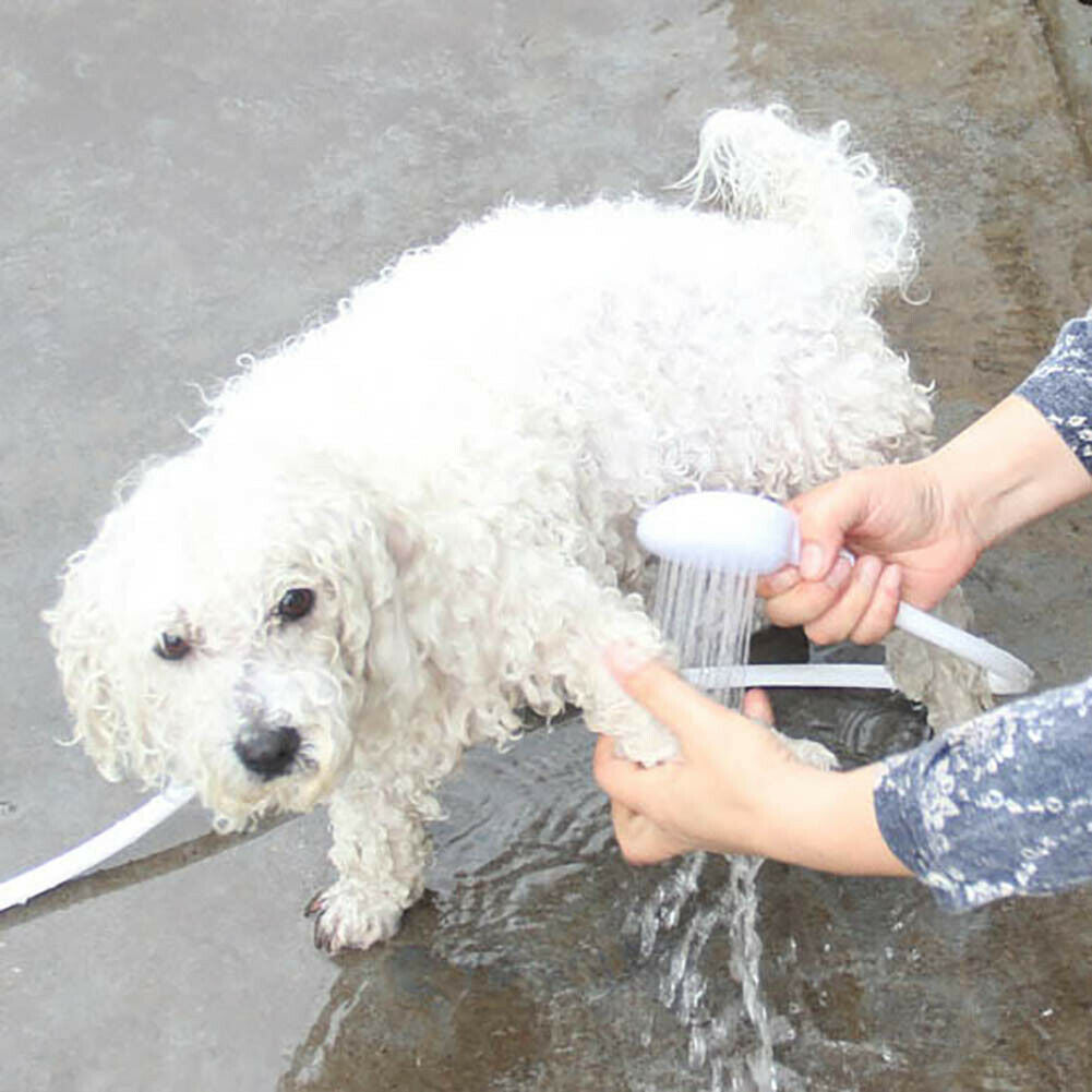 1.30m Pet Shower Hose Spray Handheld Sink Bath Shampoo Sprayer Shower Head