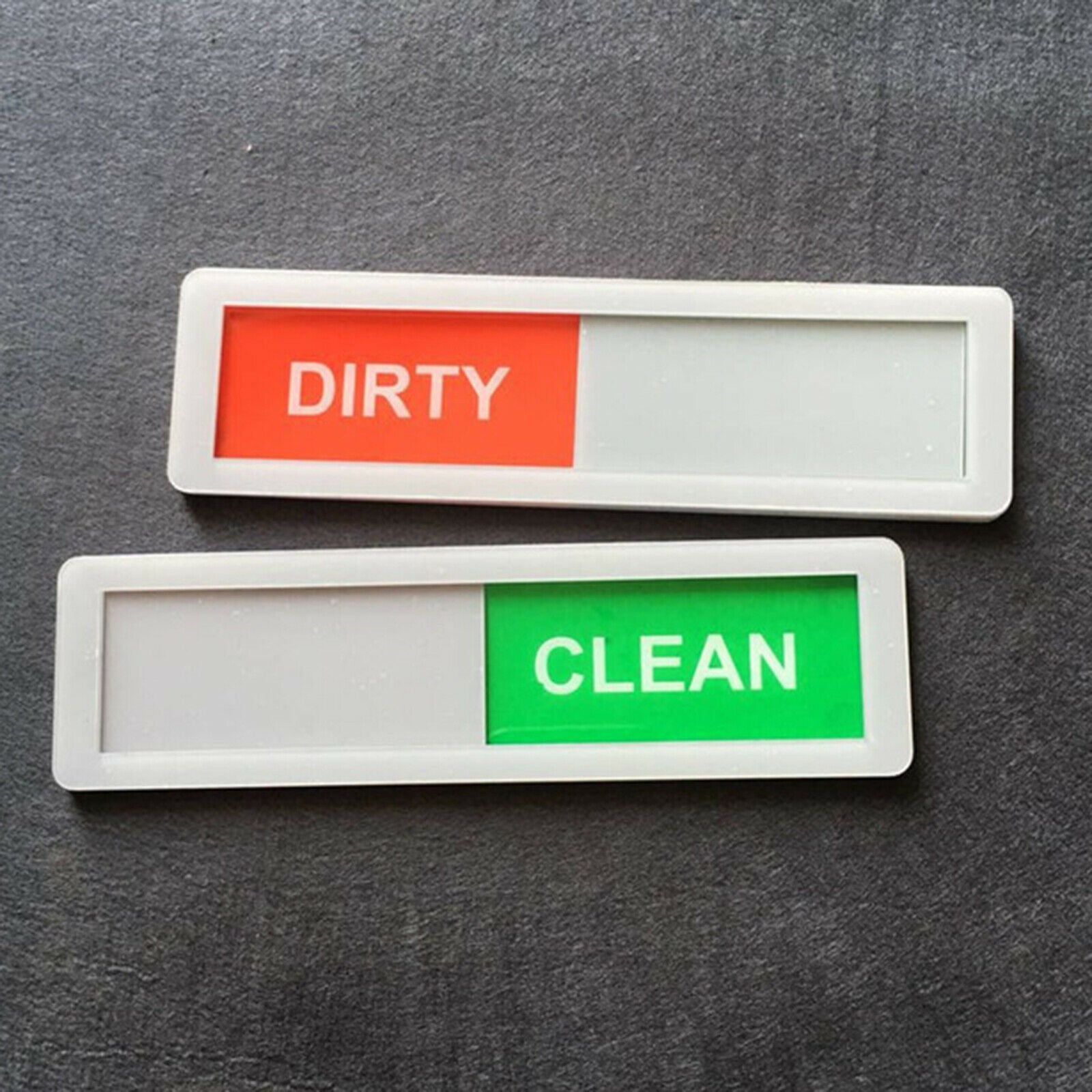 Dishwasher Signage Magnetic Indicator Easy to Read Clear, Bold Text for