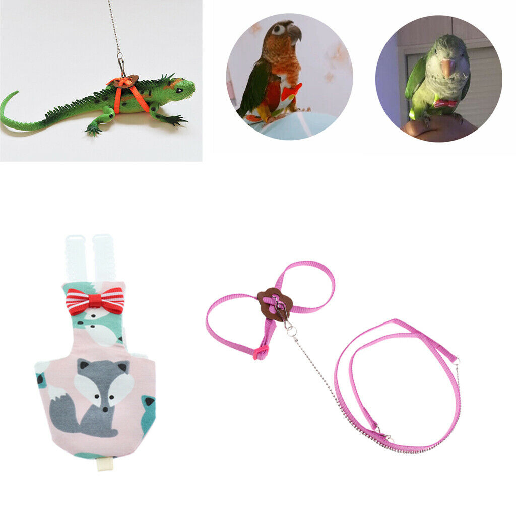 Reusable Parrot Clothe Diaper Bird Parrot Traction Leash Great Love to Parrot