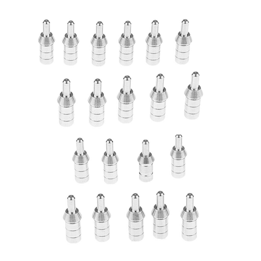 20 Pieces Alloy Archery Arrow Nock Pins for ID 6.2mm Arrow Shaft Hunting