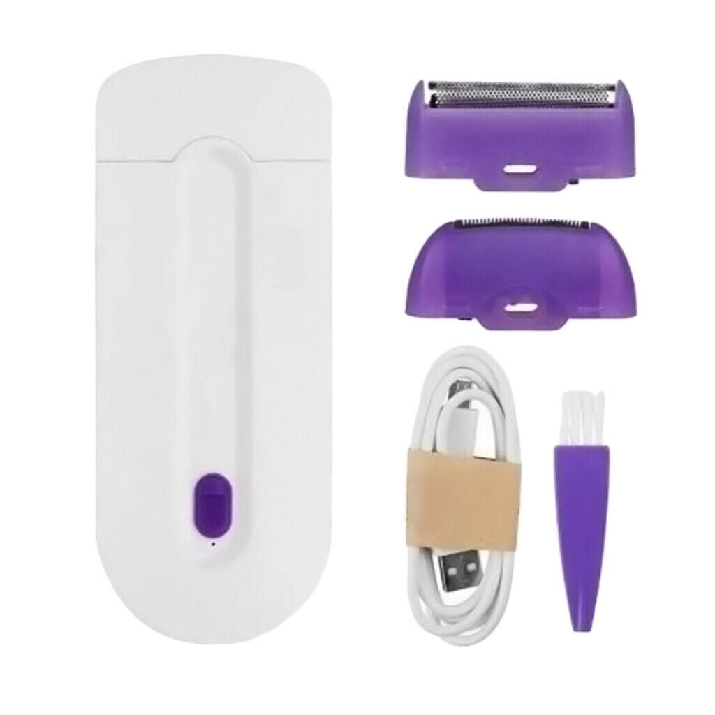 Pro Hair Removal Beauty Cordless Arms Shaving Epilator 2 in 1 Kit + 4 Extras