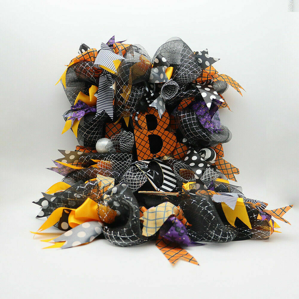 Halloween Decorations Halloween Wreath Fall Wreath Outdoor Front Door Ornament
