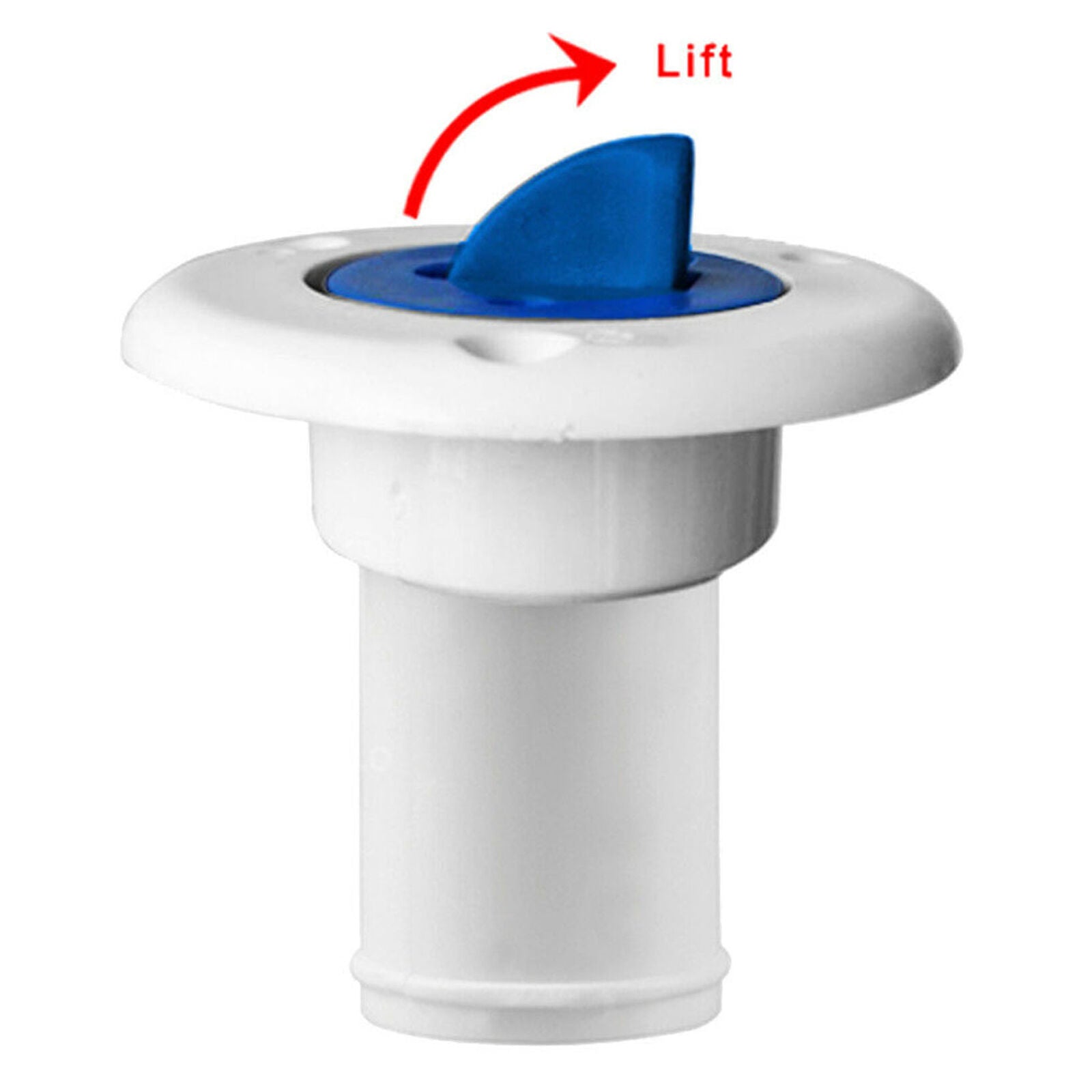 Nylon Water Deck Filler & Screw Cap - For Boat Yacht Tank Fill 38mm 1 1/2" Hose