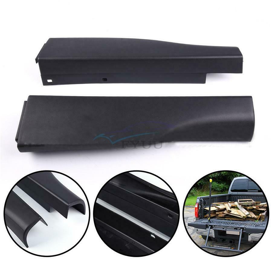 Right+Left Side Flex Step Tailgate Molding Trim Cap For Ford F250 F350 2008-2016