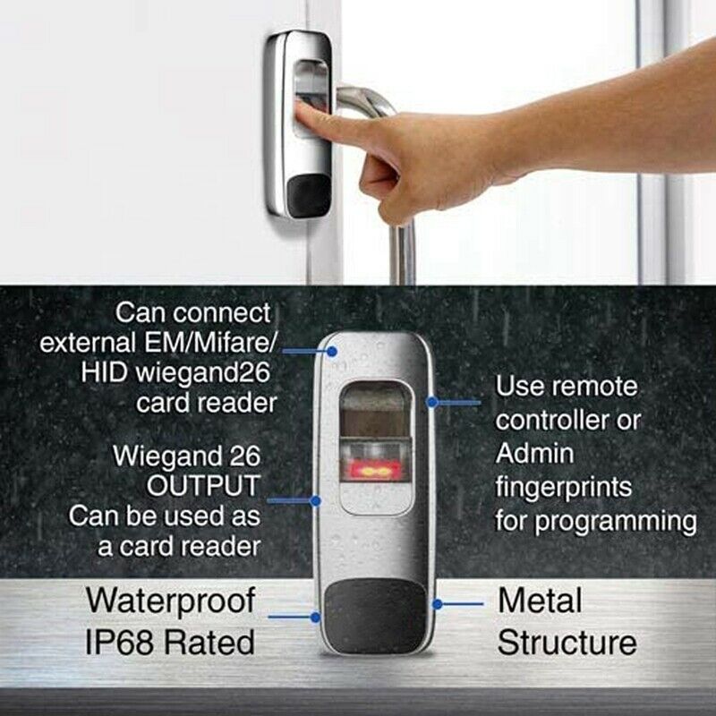Fingerprint Recognition Device Fingerprint Reader Wiegand Output Waterproof P1M9