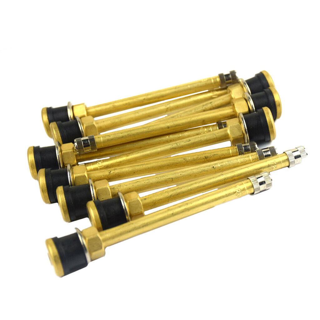 10 Piece TR573 Tire Valve Stems High Pressure Brass TR573 Universal