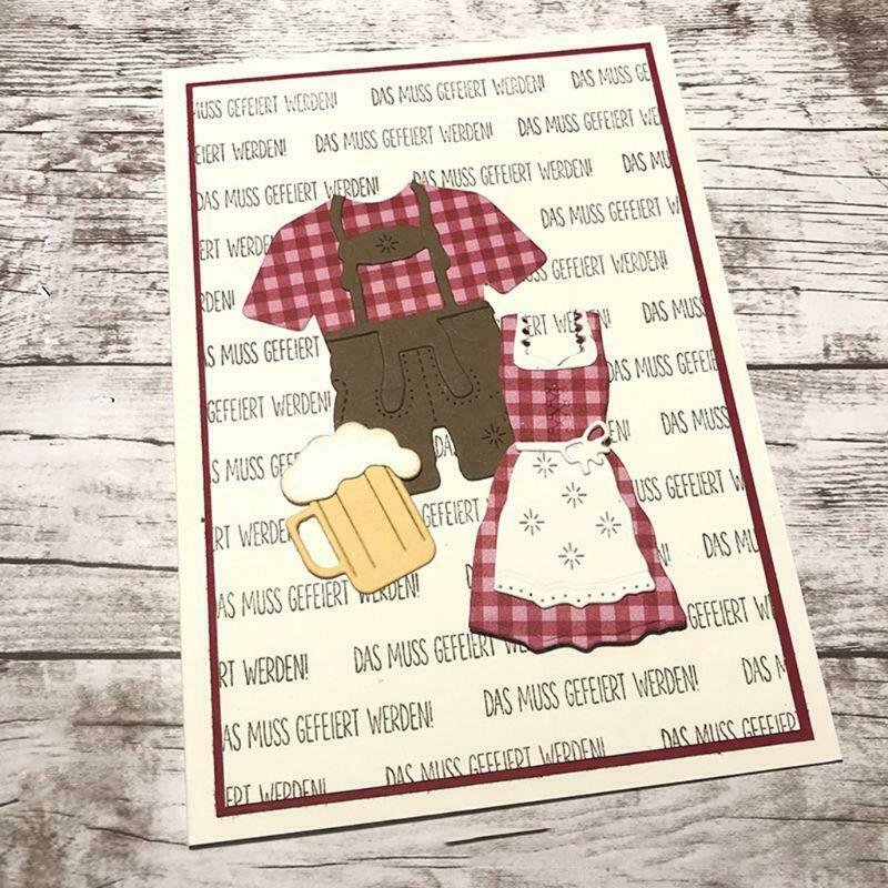 Cloth Metal Cutting Dies Stencil Scrapbooking DIY Album Stamp Paper Cards Emboss