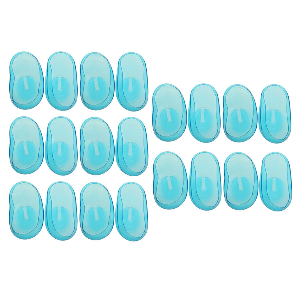 20 Pieces Reusable Ear Cover Hair Coloring Ears Shield Protector Unisex
