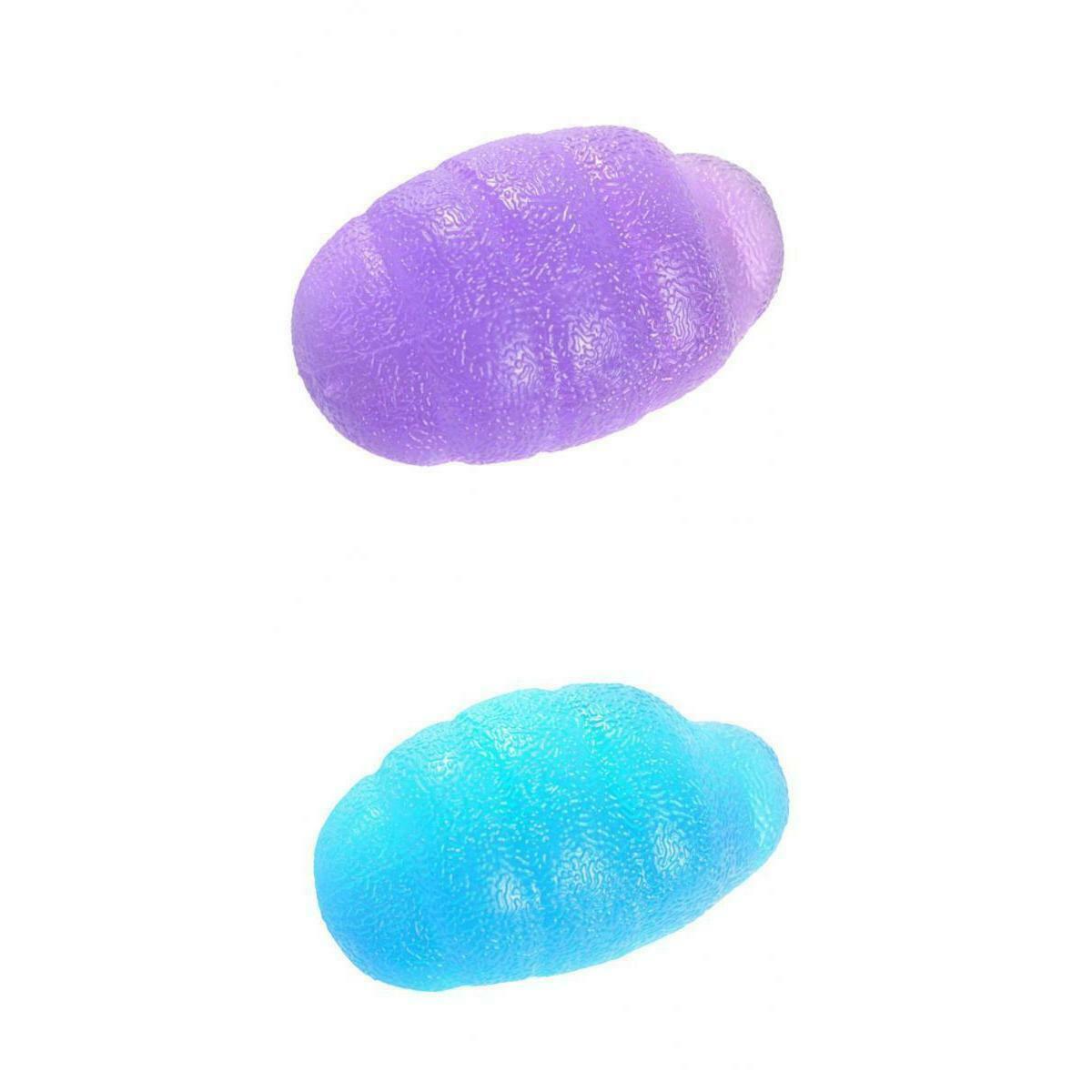 2x Silicone Finger Exerciser Hand Gripper Strengthener Exercise Squeeze Ball