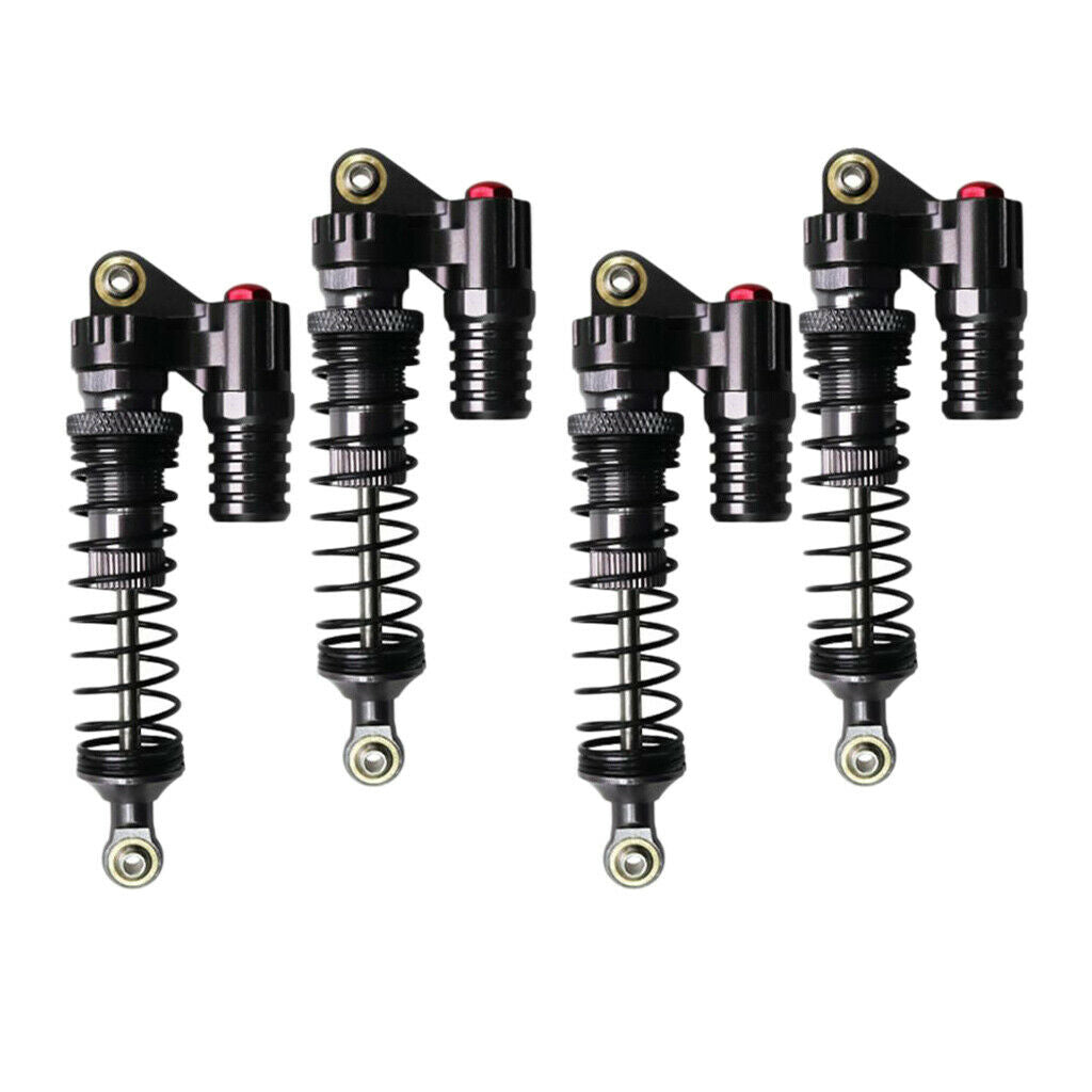 4pcs Shock Absorbers for 1/10 RC Rock Crawler Buggy Truck SCX10 D90 CC01 Accs
