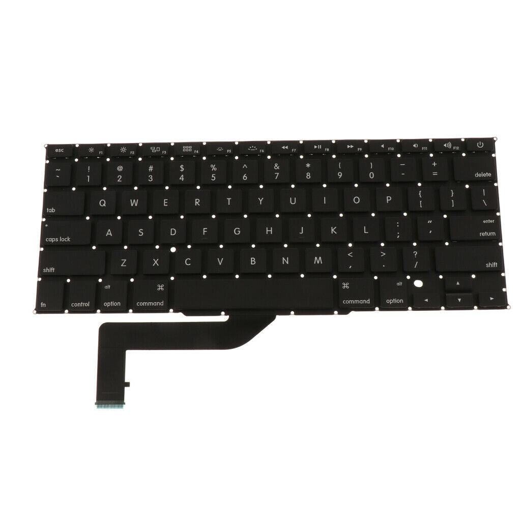 Laptop Keyboard US Version Fits for   Pro Retina 15 Inch A1398 - Black