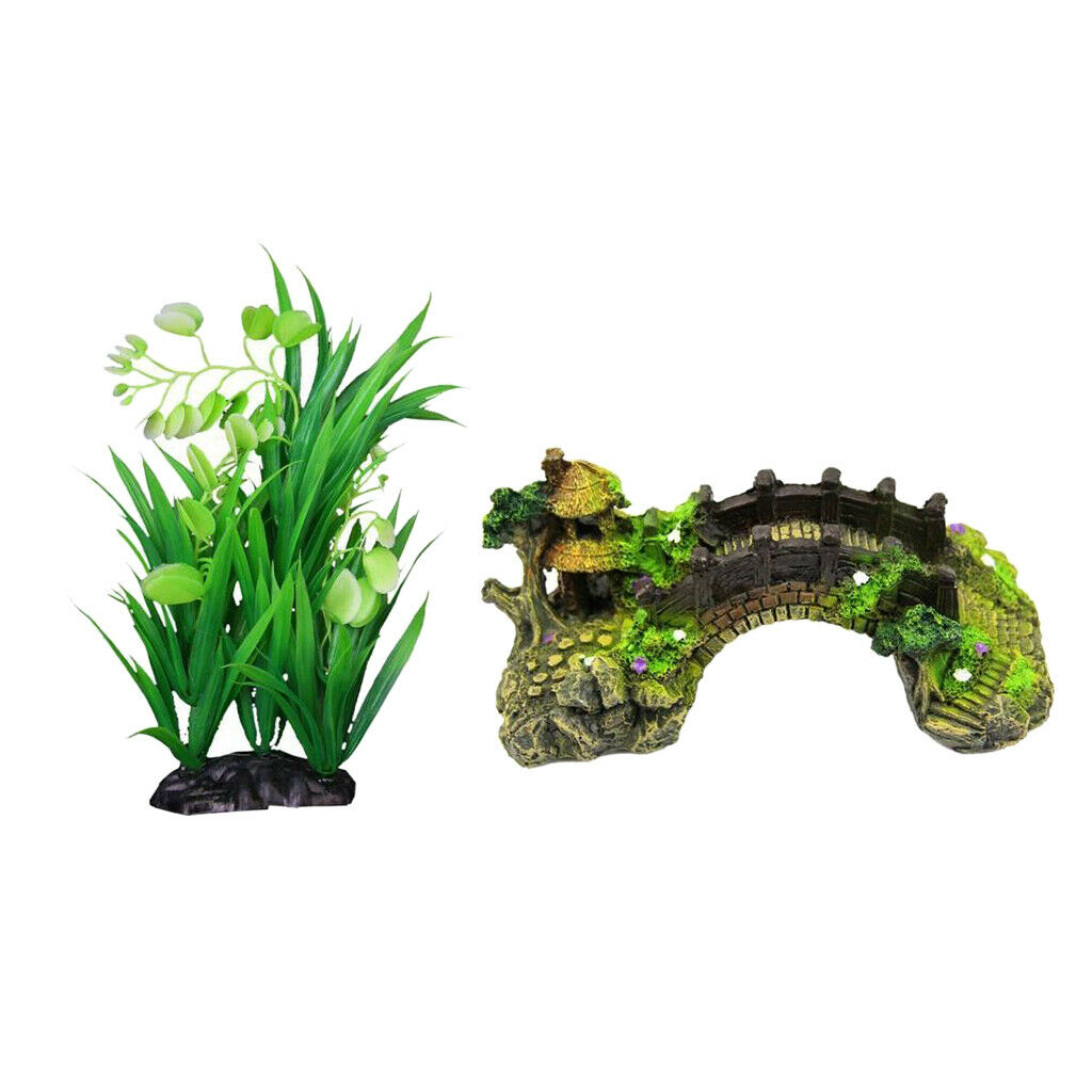 Simulation Artificial Aquatic Plants Aquarium Plastic Plant Fish Tank Decor