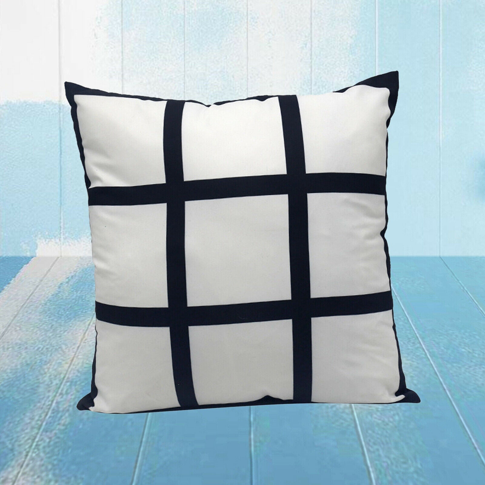 Sublimation Blanks Panel Pillow Case Square Car Bed Chair Couch Cushion Case