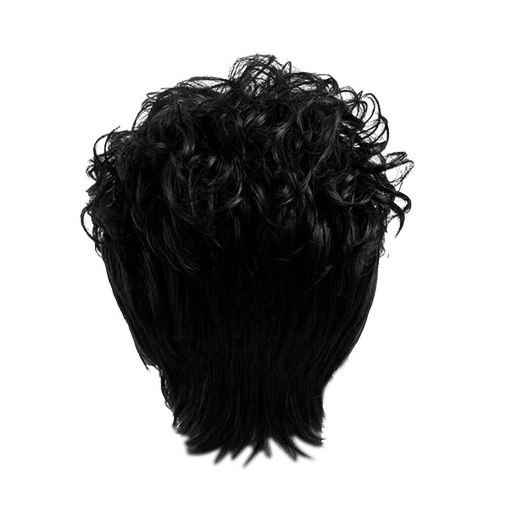Short Afro Curly Wigs Synthetic Short kinky Wigs for Women Black Tight Curly