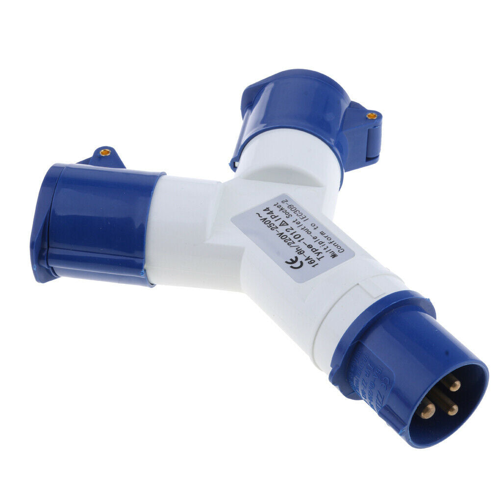 16A Plug Socket Waterproof Electrical Connector 16a Blue Industrial Use