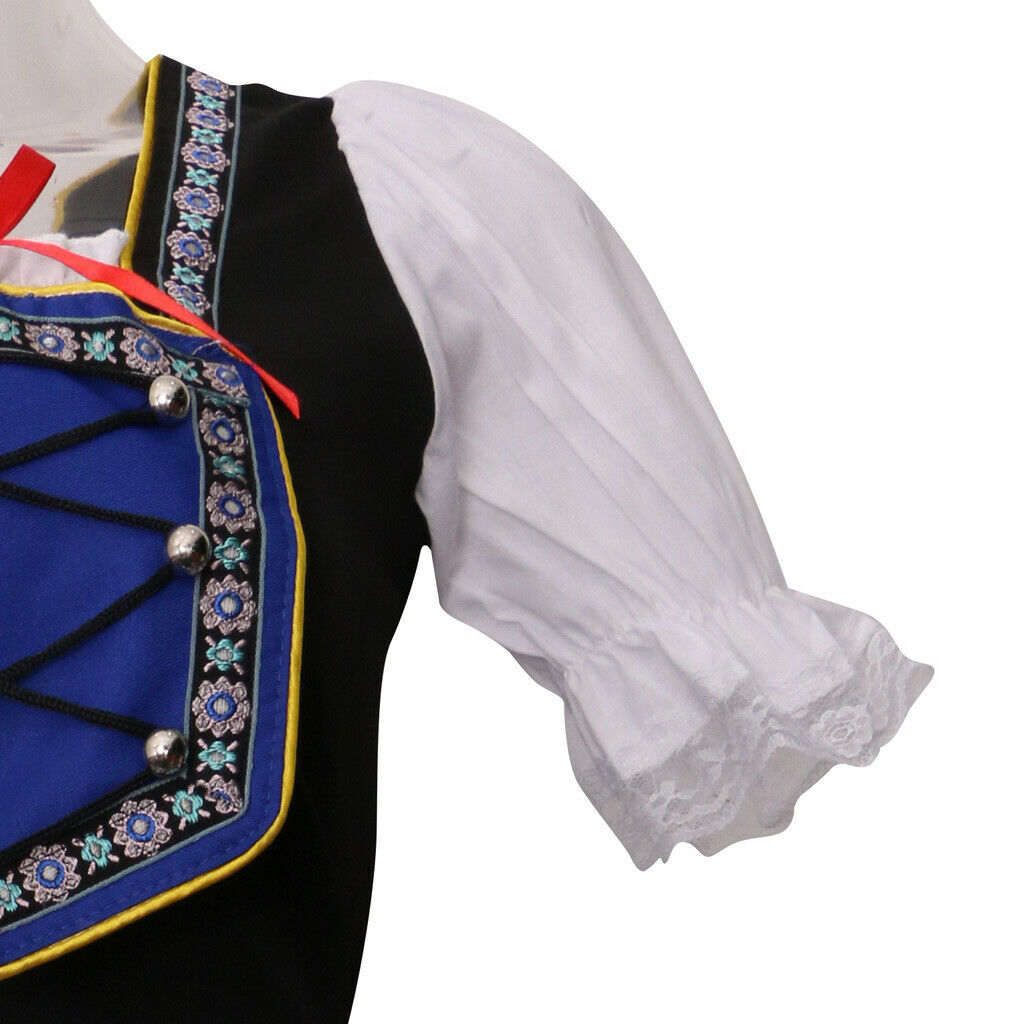 Oktoberfest Party Beer Maid Costume Bavarian Girls Dress Fancy Dress L