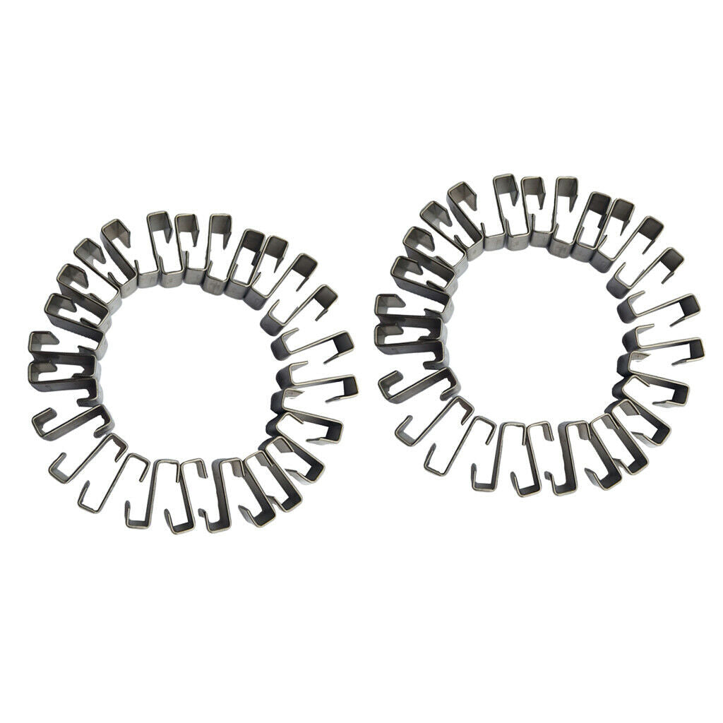 50pcs Durable Z-Lap Type Greenhouse Clips Overlap Clips Garden Fittings