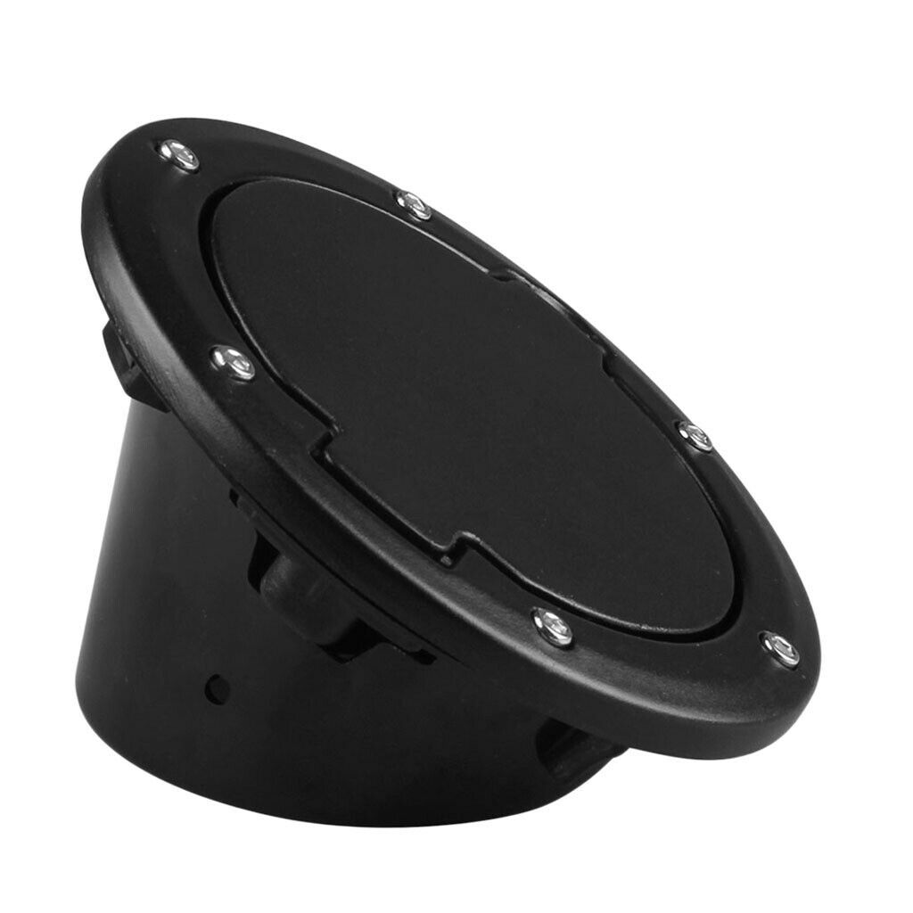 Metal Black Locking Gas Fuel Cap Cover For  Wrangler JK 2/4 Door 07-18
