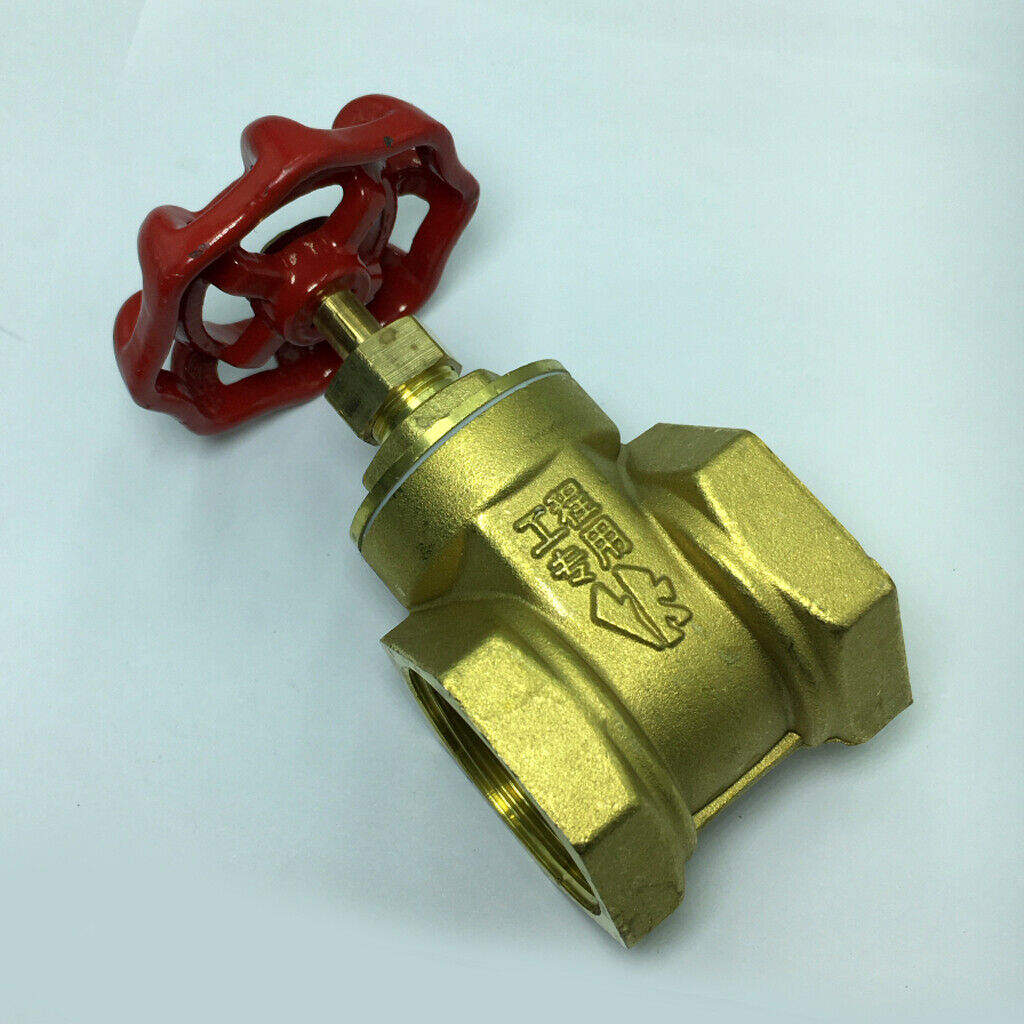 DN32 Brass Gate Valve Water Air Pipe Hose Valve Pipe Fitting