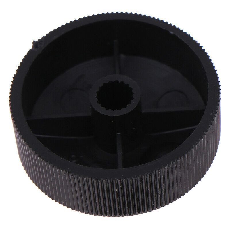 32.5x13mm Volume Control Black Plastic Knob for 6mm Potentiometer NL